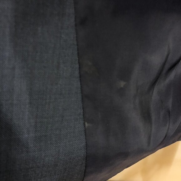 J. CREW FACTORY‎ 100% Worsted Wool Thompson Navy Suit Jacket Sz 38S - Picture 10 of 12